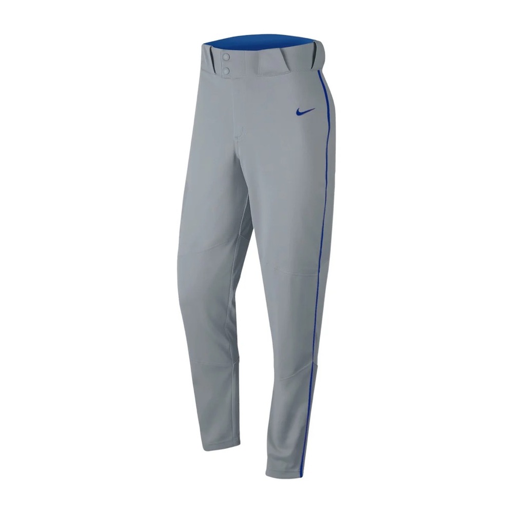 Nike Men’s Vapor Select Piped Baseball Pants Wingman So L Gray
